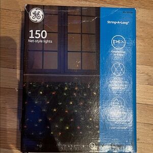 GE 150 Net-Style Lights